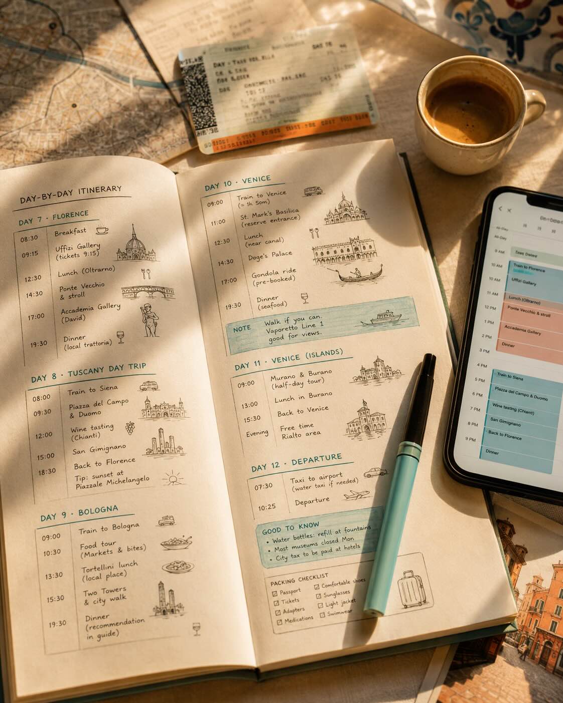 Detailed Itinerary